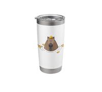 Mens Womens Kids Girls Chill Oranges Meme Lover Capybara Vaso térmico de acero inoxidable de doble pared