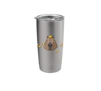 Mens Womens Kids Girls Chill Oranges Meme Lover Capybara Vaso térmico de acero inoxidable de doble pared