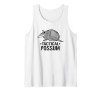 Mens Womens Kids Girls Funny Tactical Possum Armadillo Lover Camiseta sin Mangas