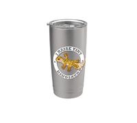 Mens Womens Kids I Raise Tiny Dinosaurs Leopard Gecko Lover Vaso térmico de acero inoxidable de doble pared
