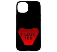 Men's Women's Kids Love Graphic Design Tees - I Love You Carcasa para iPhone 15 Plus
