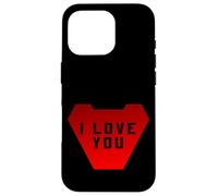 Men's Women's Kids Love Graphic Design Tees - I Love You Carcasa para iPhone 16 Pro