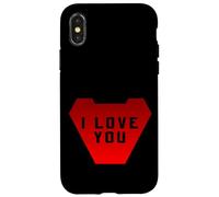 Men's Women's Kids Love Graphic Design Tees - I Love You Carcasa para iPhone X/XS