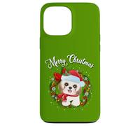 Mens Womens Kids Merry Christmas Santa Wreath Shih Tzu Lover Carcasa para iPhone 13 Pro MAX