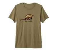 Mens Womens Kids Retro Vintage Illustration Giant Armadillo Camiseta Premium