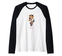 Men's Women's Kids Teddy Bear Graphic Cool Designs Funny Camiseta Manga Raglan