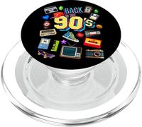 Men's Women's Kids Vintage Retro Back To 90's Graphic Design PopSockets PopGrip para MagSafe