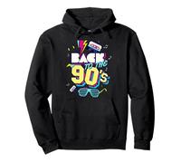 Men's Women's Kids Vintage Retro Back To 90's Graphic Design Sudadera con Capucha