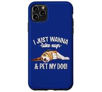 Mens Womens Kids Wanna Take Naps and Pet My Beagle Dog Lover Carcasa para iPhone 11 Pro Max