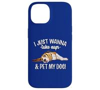 Mens Womens Kids Wanna Take Naps and Pet My Beagle Dog Lover Carcasa para iPhone 14