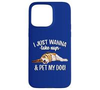 Mens Womens Kids Wanna Take Naps and Pet My Beagle Dog Lover Carcasa para iPhone 15 Pro Max