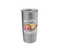 Mens Womens Meme Burrito My Little Blobito Blobfish Lover Vaso térmico de acero inoxidable de doble pared