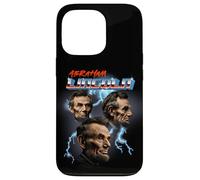 Mens Womens Retro 80s Heavy Metal Rock Band Abraham Lincoln Carcasa para iPhone 13 Pro