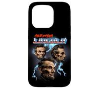 Mens Womens Retro 80s Heavy Metal Rock Band Abraham Lincoln Carcasa para iPhone 15 Pro