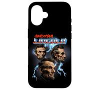 Mens Womens Retro 80s Heavy Metal Rock Band Abraham Lincoln Carcasa para iPhone 16