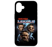 Mens Womens Retro 80s Heavy Metal Rock Band Abraham Lincoln Carcasa para iPhone 16 Plus
