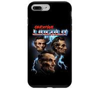 Mens Womens Retro 80s Heavy Metal Rock Band Abraham Lincoln Carcasa para iPhone 7 Plus/8 Plus