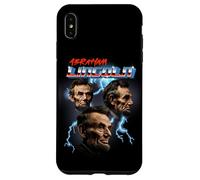 Mens Womens Retro 80s Heavy Metal Rock Band Abraham Lincoln Carcasa para iPhone XS MAX