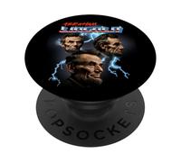 Mens Womens Retro 80s Heavy Metal Rock Band Abraham Lincoln PopSockets PopGrip Adhesivo