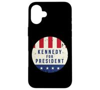 Mens Womens Retro Vintage JFK Vote Kennedy For President Carcasa para iPhone 16 Plus