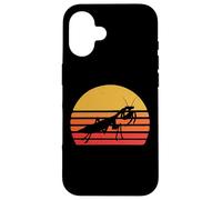Mens & Womens Retro Vintage Sunset Praying Mantis Lover Carcasa para iPhone 16