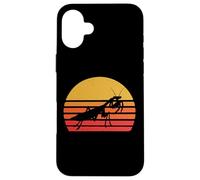 Mens & Womens Retro Vintage Sunset Praying Mantis Lover Carcasa para iPhone 16 Plus
