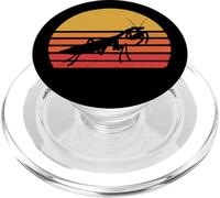 Mens & Womens Retro Vintage Sunset Praying Mantis Lover PopSockets PopGrip para MagSafe