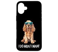 Mens & Womens Sunglasses Do What I Want Cocker Spaniel Lover Carcasa para iPhone 16 Plus
