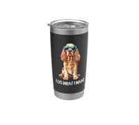 Mens & Womens Sunglasses Do What I Want Cocker Spaniel Lover Vaso térmico de acero inoxidable de doble pared