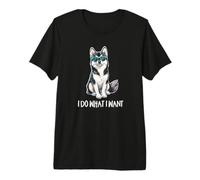 Mens Womens Sunglasses Do What I Want Siberian Husky Lover Camiseta Premium