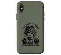 Mens Womens That was not very cash money of you Carcasa para iPhone X/XS