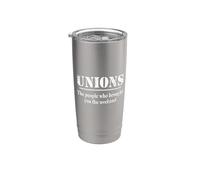 Mens Womens The People Who Brought You Weekend Union Rep Vaso térmico de acero inoxidable de doble pared