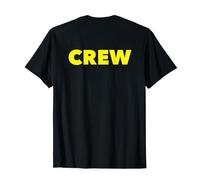 Men's Women's The Word Crew Back Printed Uniform Shirt, Crew Camiseta