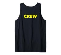 Men's Women's The Word Crew Back Printed Uniform Shirt, Crew Camiseta sin Mangas