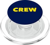 Men's Women's The Word Crew Back Printed Uniform Shirt, Crew PopSockets PopGrip para MagSafe