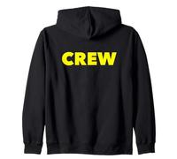 Men's Women's The Word Crew Back Printed Uniform Shirt, Crew Sudadera con Capucha