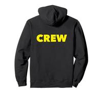 Men's Women's The Word Crew Back Printed Uniform Shirt, Crew Sudadera con Capucha