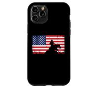 Mens Womens USA Flag America Patriotic Reining Horse Shirt Carcasa para iPhone 11 Pro