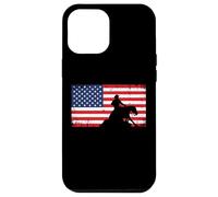 Mens Womens USA Flag America Patriotic Reining Horse Shirt Carcasa para iPhone 12 Pro MAX