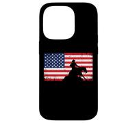 Mens Womens USA Flag America Patriotic Reining Horse Shirt Carcasa para iPhone 14 Pro