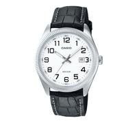 Mens Wristwatch CASIO MTP-1302PL-7BVEF Leather Black White VINTAGE