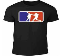 Men's Zlb T-Shirt - Funny T Shirt Zombies Retro Walking Baseball Horror Dead Cool