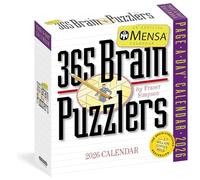 Mensa 365 Brain Puzzlers Page-A-Day® Calendar 2026: Word Puzzles, Logic Challenges, Number Problems, and More
