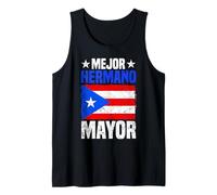 Mensaje audaz del Alcalde de Puerto Rico Mejor Hermano Camiseta sin Mangas