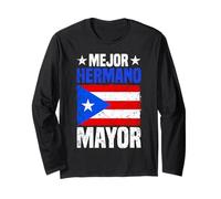Mensaje audaz del Alcalde de Puerto Rico Mejor Hermano Manga Larga