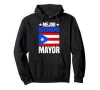 Mensaje audaz del Alcalde de Puerto Rico Mejor Hermano Sudadera con Capucha