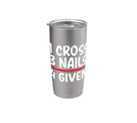 Mensaje bíblico cristiano 1 cruz 3 clavos 4 dado cristiano Vaso térmico de acero inoxidable de doble pared