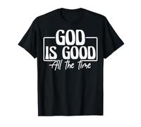 Mensaje Cristiano Inspirador: Dios es Bueno Siempre Camiseta