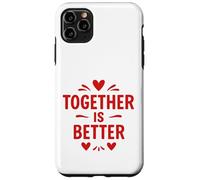 Mensaje de Amor Juntos es Mejor Carcasa para iPhone 11 Pro MAX
