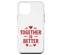 Mensaje de Amor Juntos es Mejor Carcasa para iPhone 12 Mini